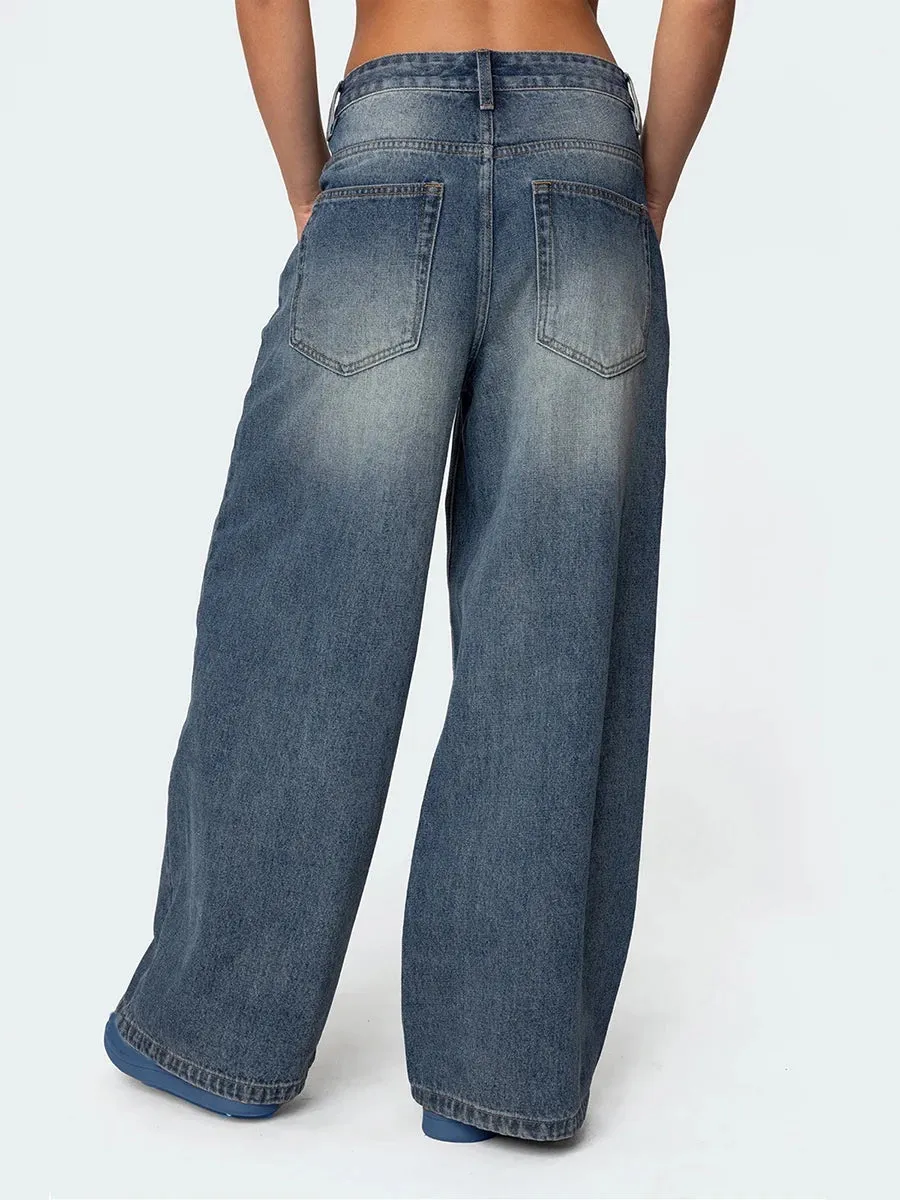 Women’s Loose Fit Wide Leg Jeans