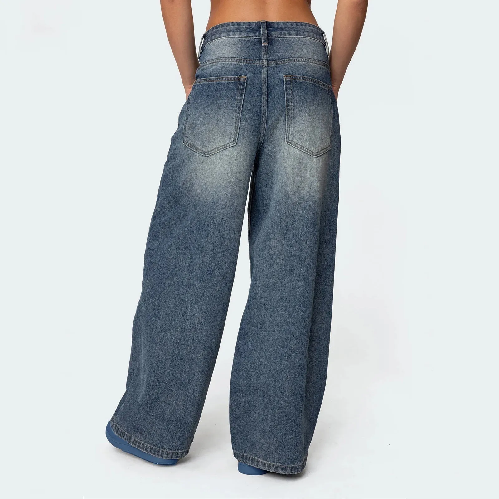 Women’s Loose Fit Wide Leg Jeans