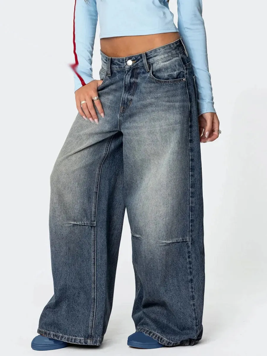 Women’s Loose Fit Wide Leg Jeans