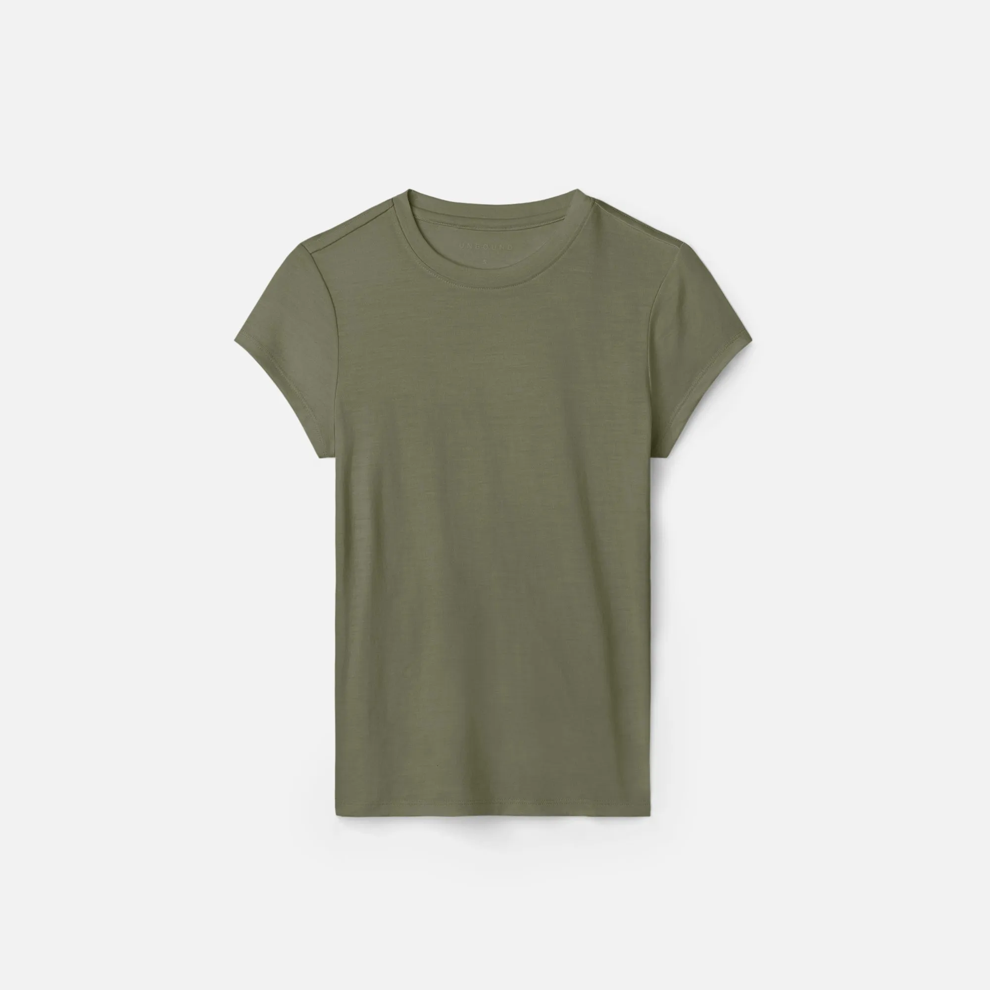 Women's Slim Merino Crew Neck T-Shirt
