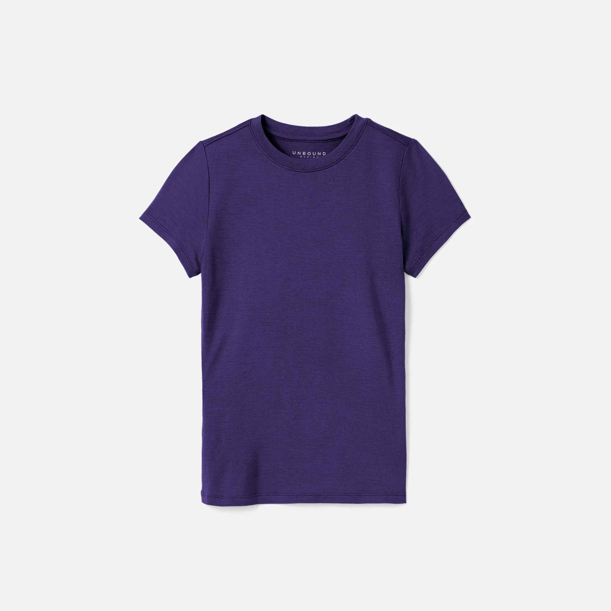 Women's Slim Merino Crew Neck T-Shirt