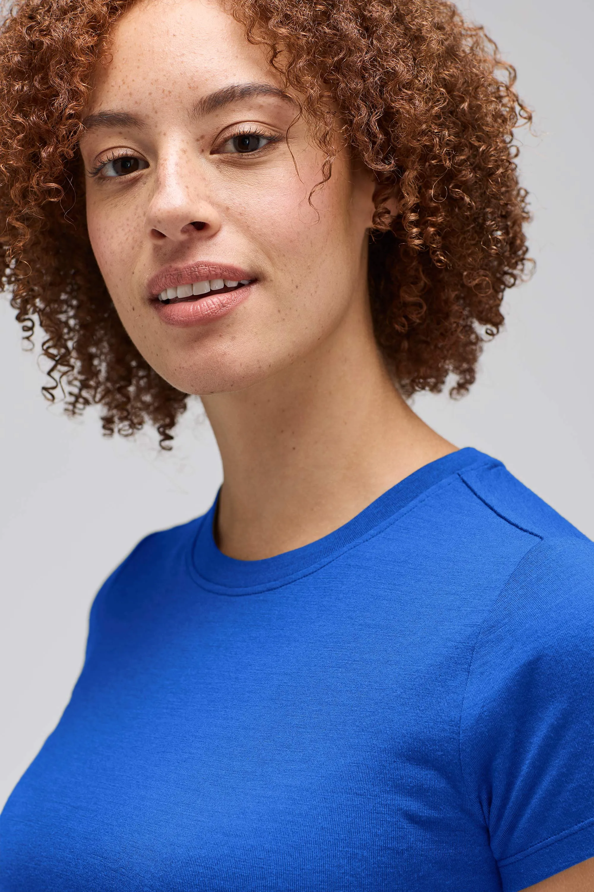 Women's Slim Merino Crew Neck T-Shirt