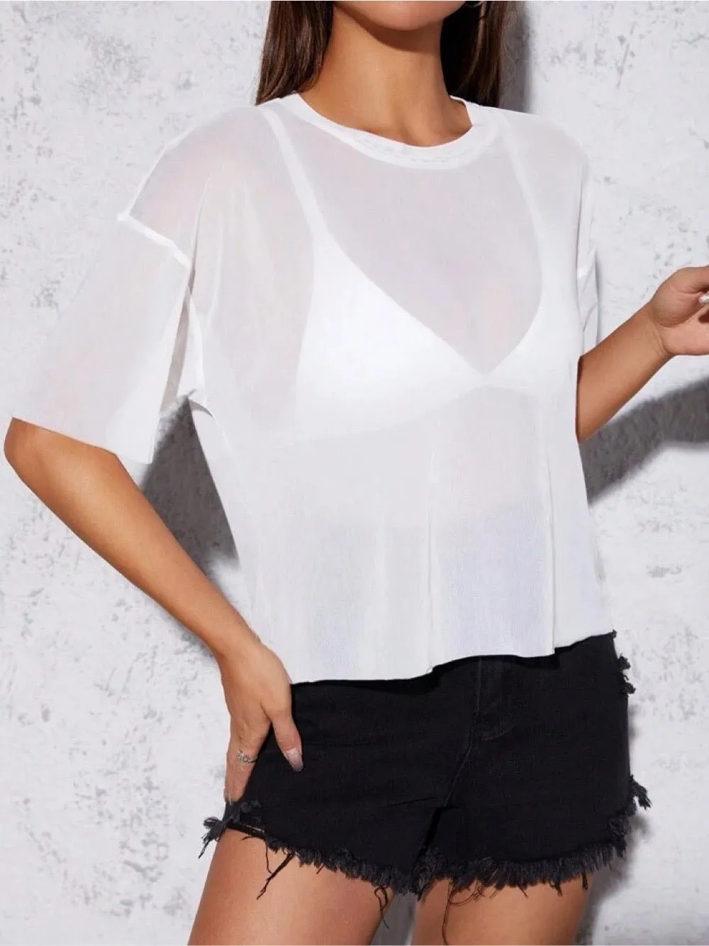 Womens Solid Drop Shoulder Tops Without Bra | Legacy Boutiques Dhaka Bangladesh