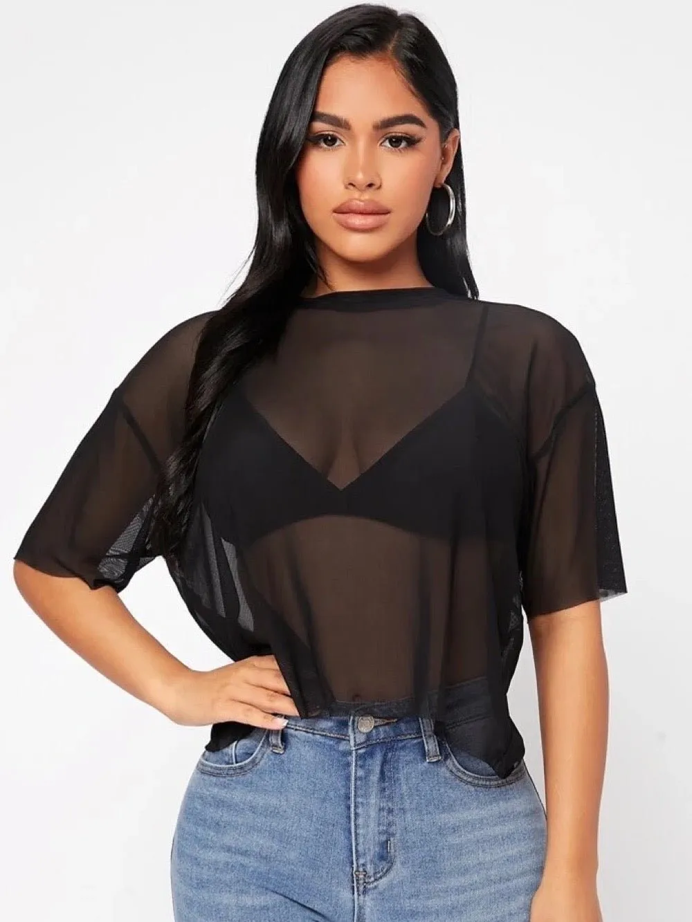 Womens Solid Drop Shoulder Tops Without Bra | Legacy Boutiques Dhaka Bangladesh
