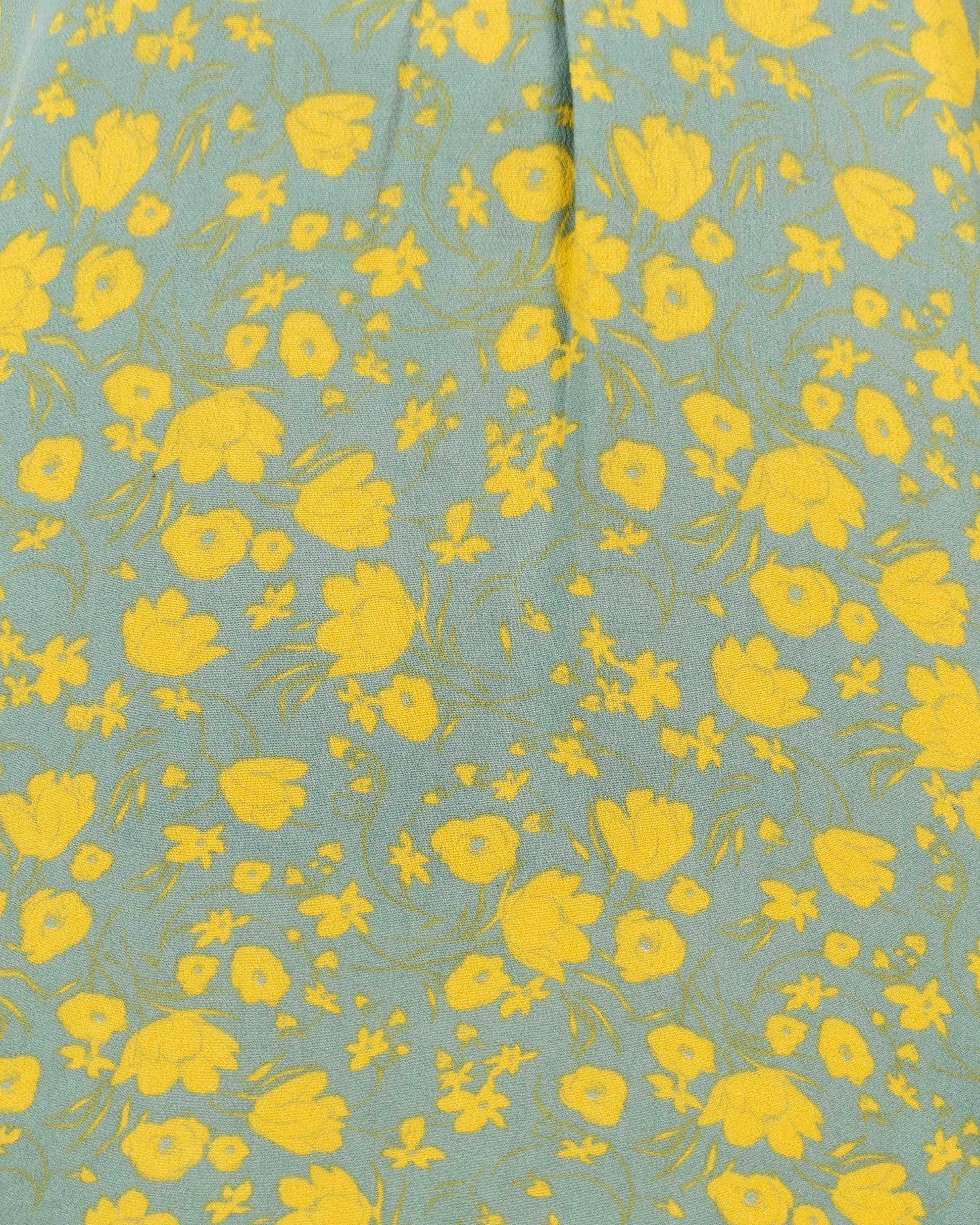 Women's Top | Yellow AOP