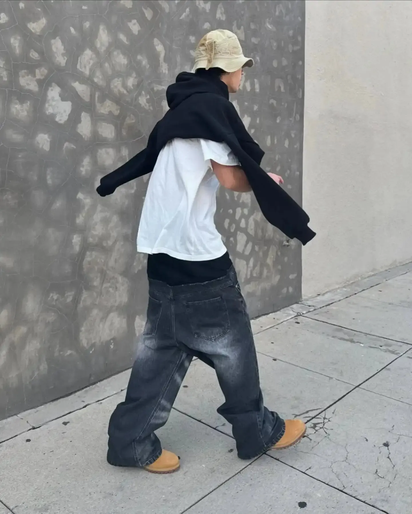 Y2K Cut-up Gothic Baggy Jeans