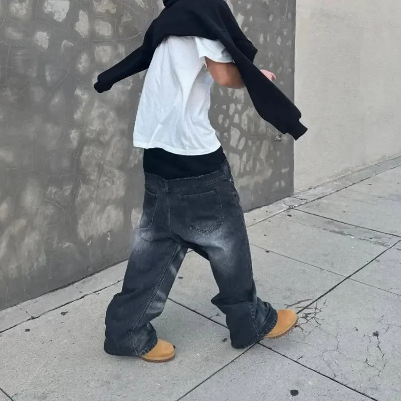 Y2K Cut-up Gothic Baggy Jeans