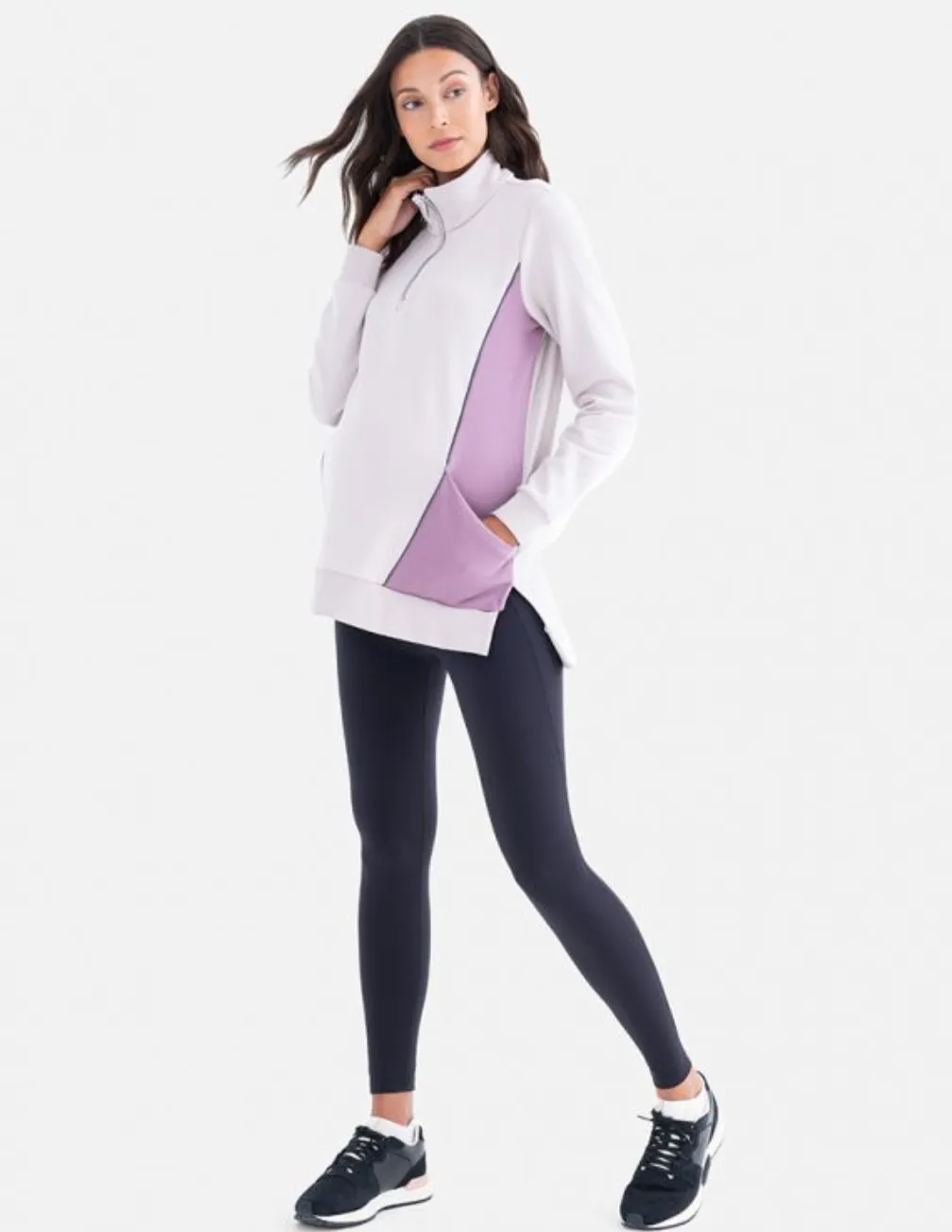 Yelena Black Bump To Postpartum Active Legging