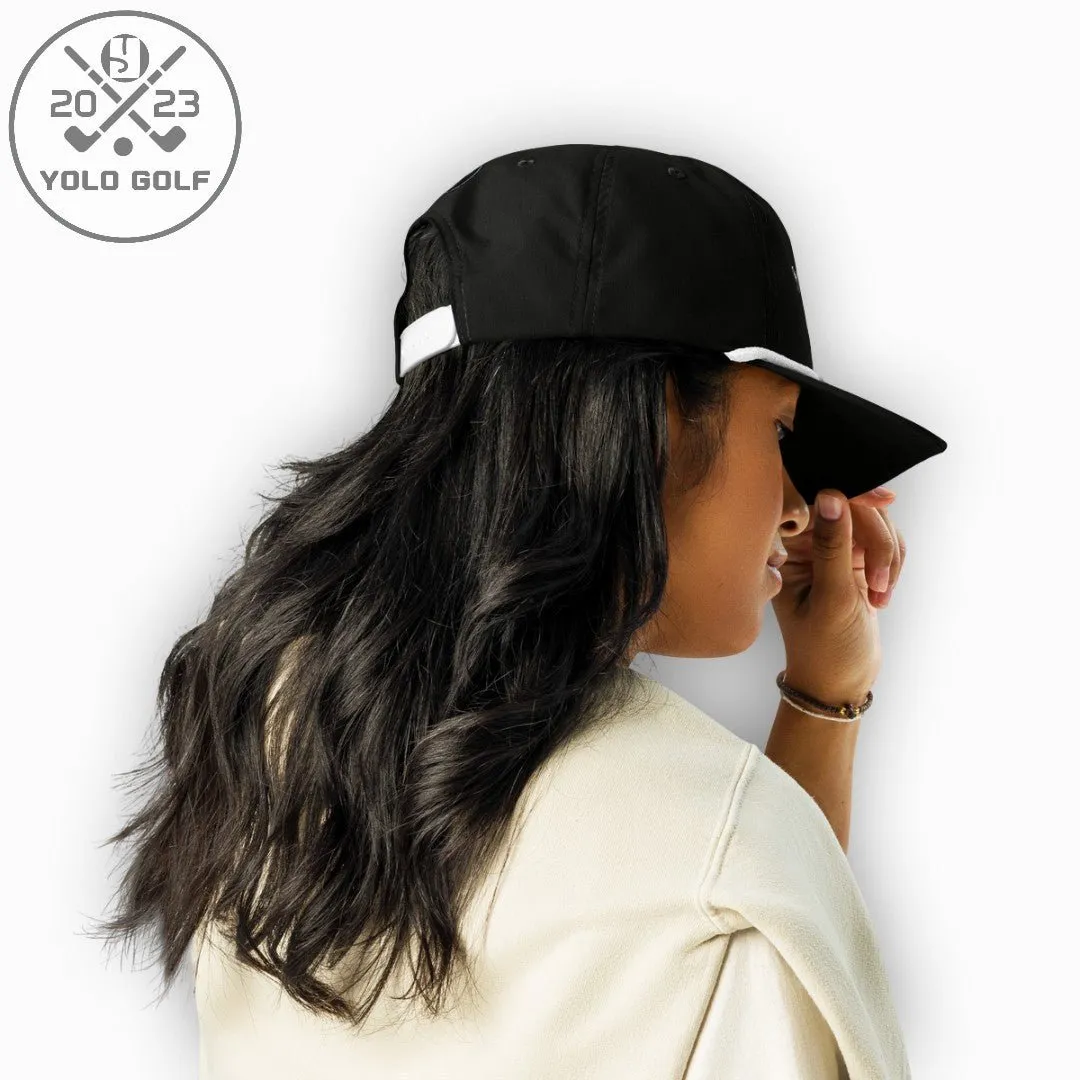 YOLO Golf "Swing23" Rope Cap (Silver 3D Puff)