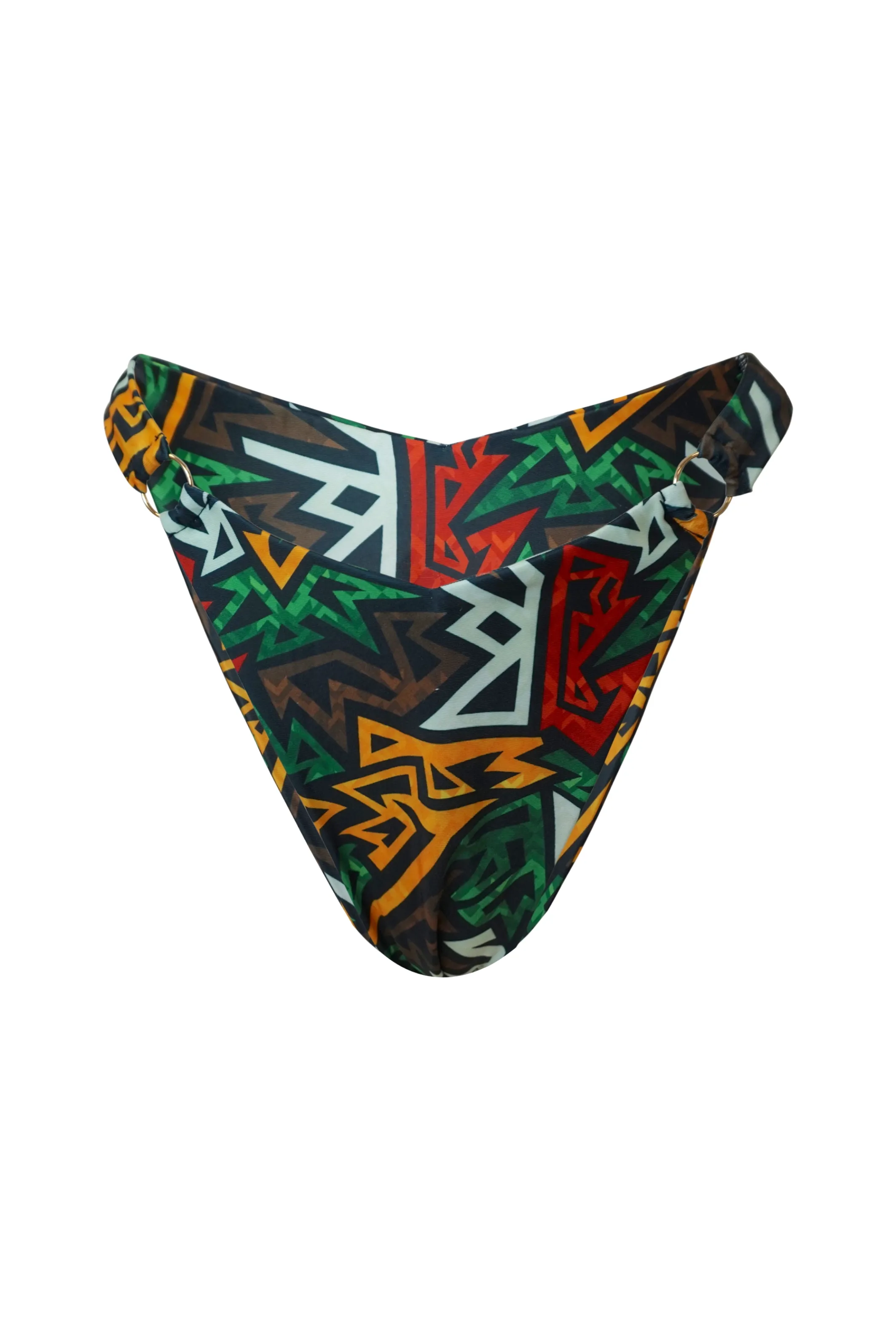 Zanzibar V Shape Bikini Bottom - Urban Jungle