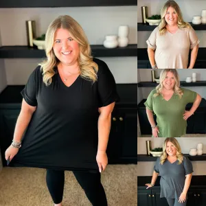 Zenana Short Sleeve Micro Fiber Legging Sets